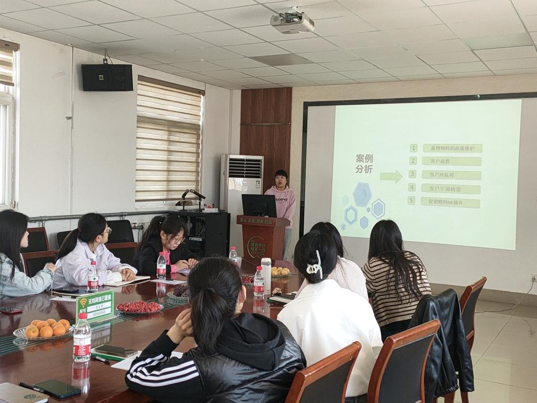 强培训提技能促实效——昌乐聚落开展销管前台岗位培训