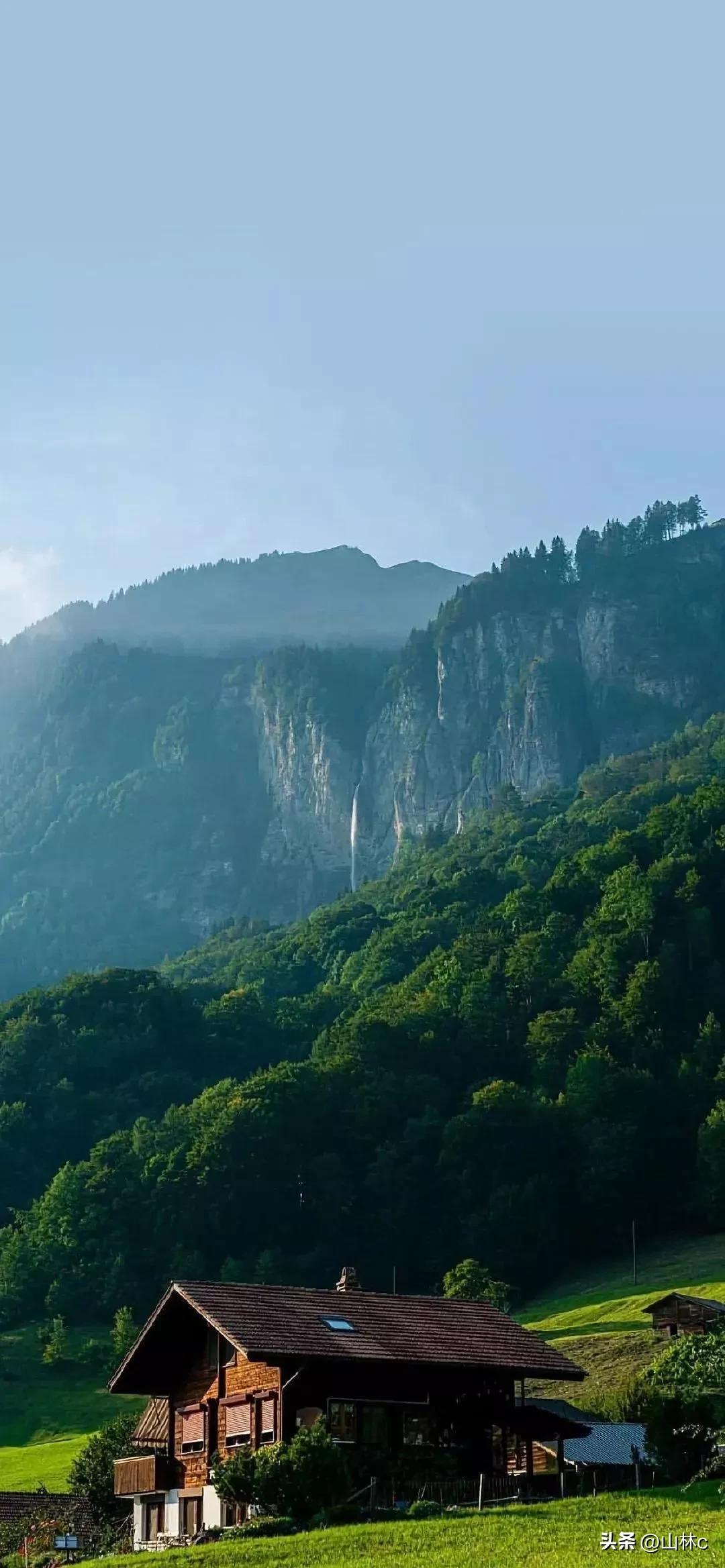 瑞士超清壁纸1080p,瑞士阿尔卑斯山雪山风景壁纸