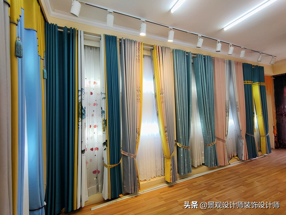 窗帘壁纸店装修,广州窗帘店设计案例图片
