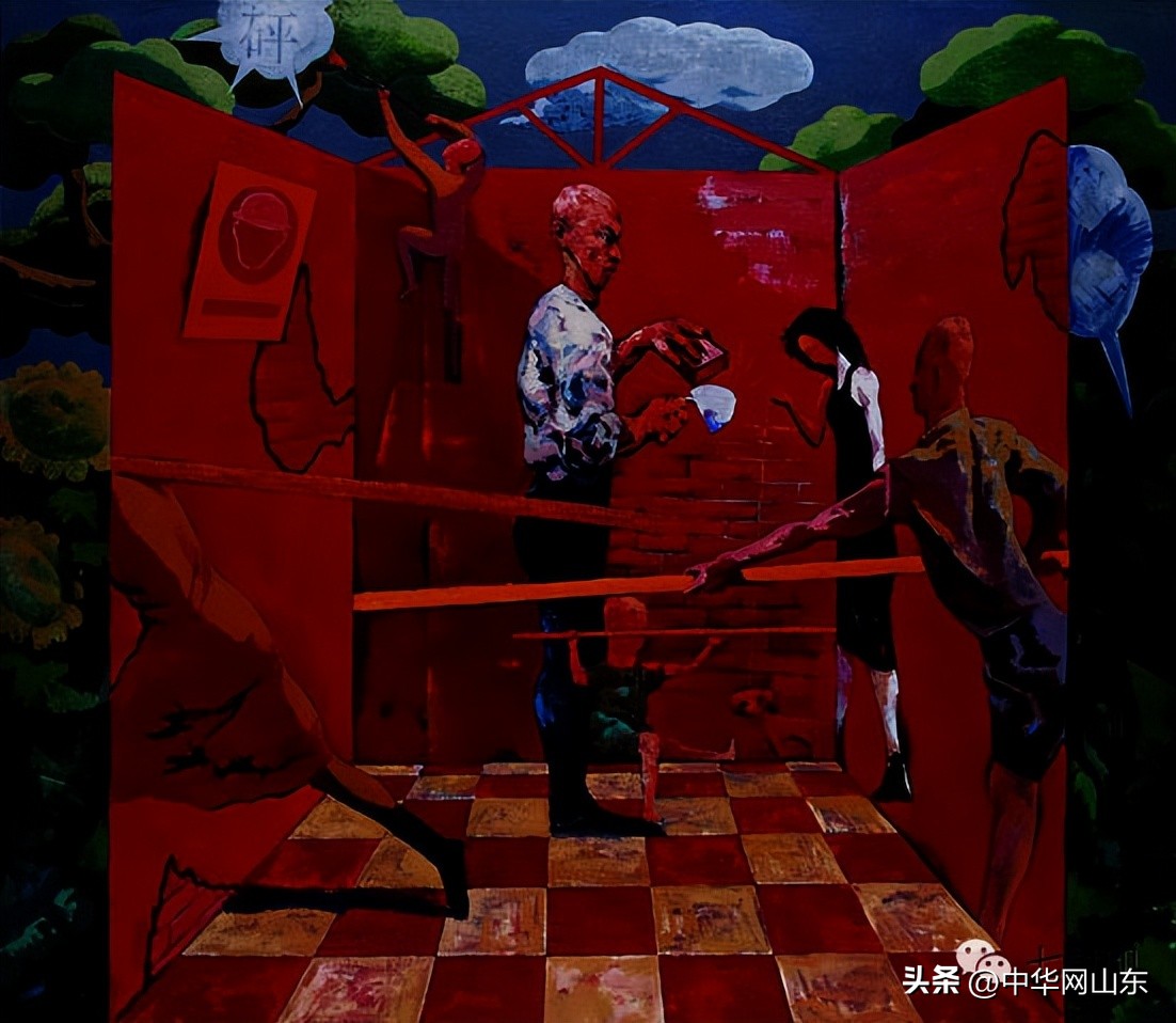 石磊中国画,石磊艺术照片