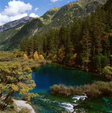 人间仙境九寨沟图片,人间仙境九寨风景图片