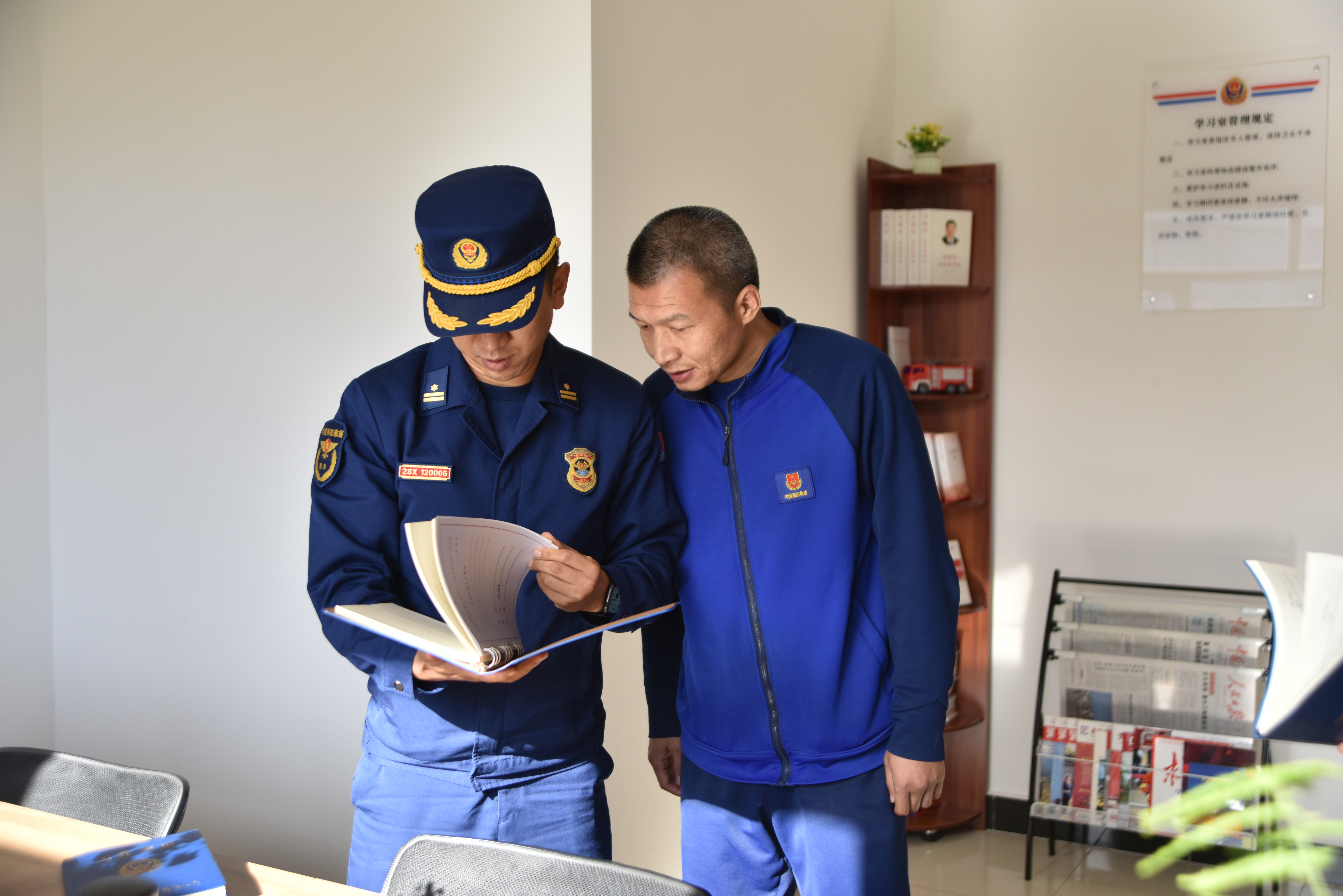 消防救援站开展警容风纪大检查,嘉峪关消防救援支队