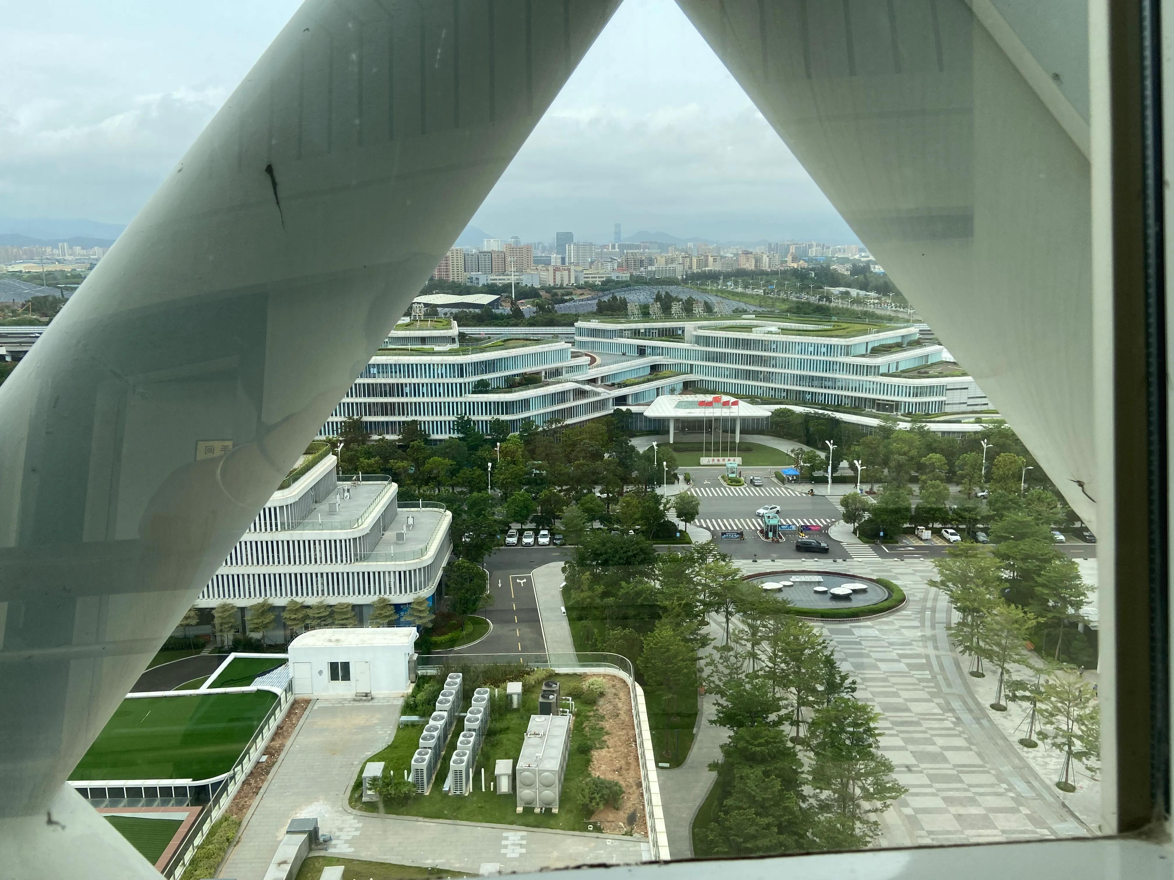 东莞滨海湾旅游景区全景视频,东莞小蛮腰观光塔