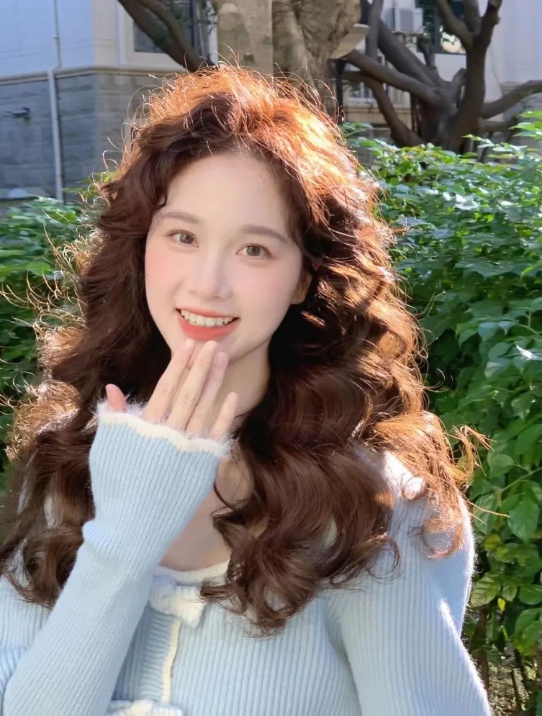 适合长脸窄的过新年发型,又可爱又不显脸大的披着头的发型