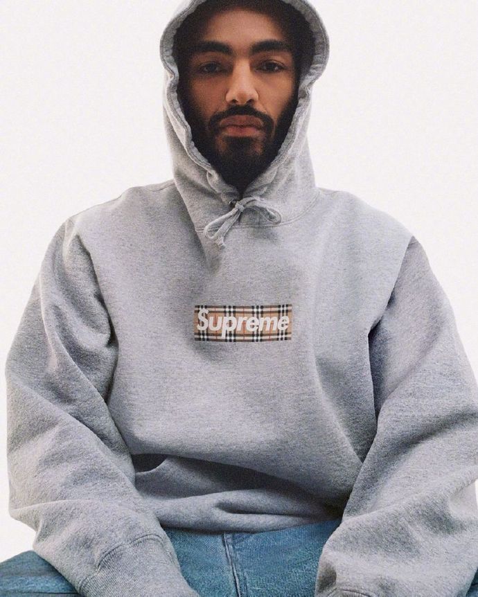 supremexburberry短袖,supremeburberry联名款