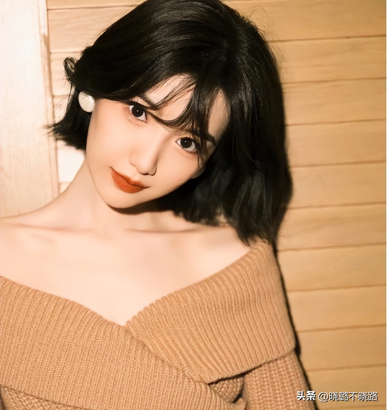 适合长脸圆脸的锁骨发造型,减龄锁骨发适合圆脸方脸长脸