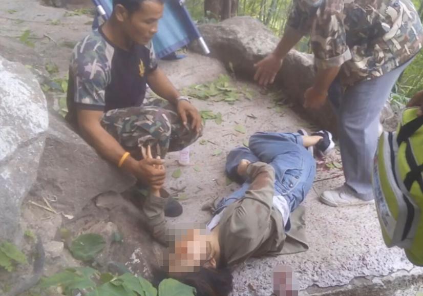 在泰国被丈夫推下悬崖的孕妇,泰国推下悬崖的孕妇最新情况