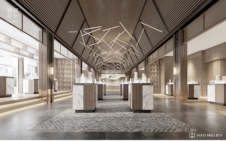 实用样板房售楼处软装设计思路,楼盘画面设计需要注意什么