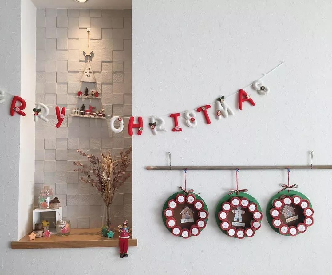 日本圣诞布置,日本圣诞节家庭布置