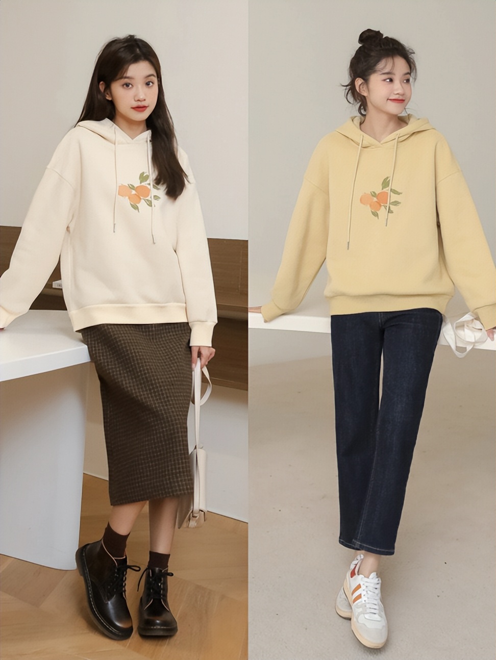 人手一件的卫衣怎么穿才时髦高级,连帽卫衣搭配什么裤子比较时尚