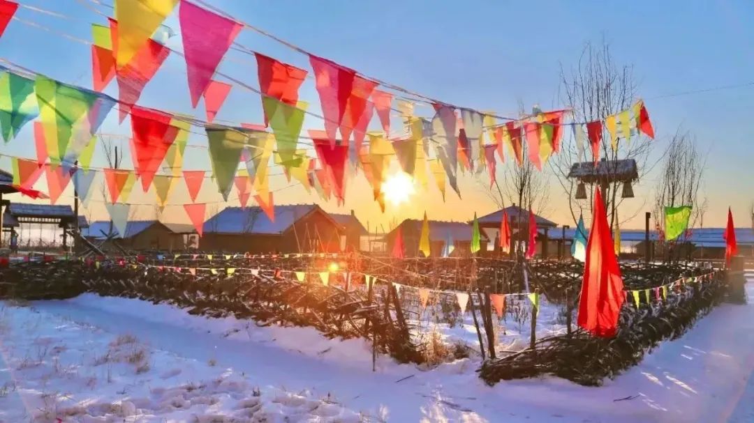 达斡尔打冰火球,呼伦贝尔达斡尔冰钓节