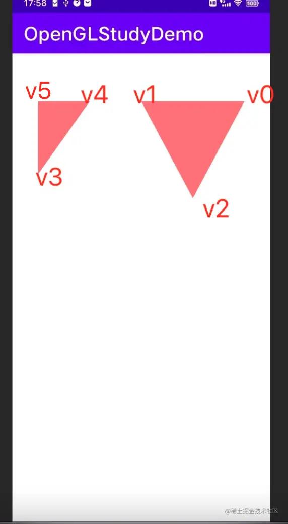 应用opengl画一个三角形,opengl教程三角形