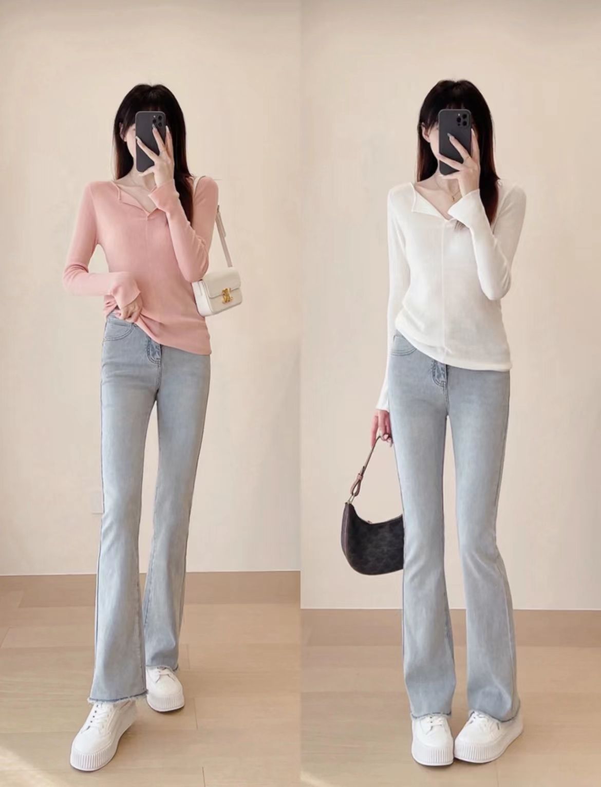 早春穿搭离不开的青春粉色,秋冬高级感粉色系穿搭小个子