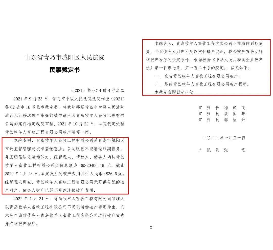 青岛大牧人股权纷争,青岛大牧人现状