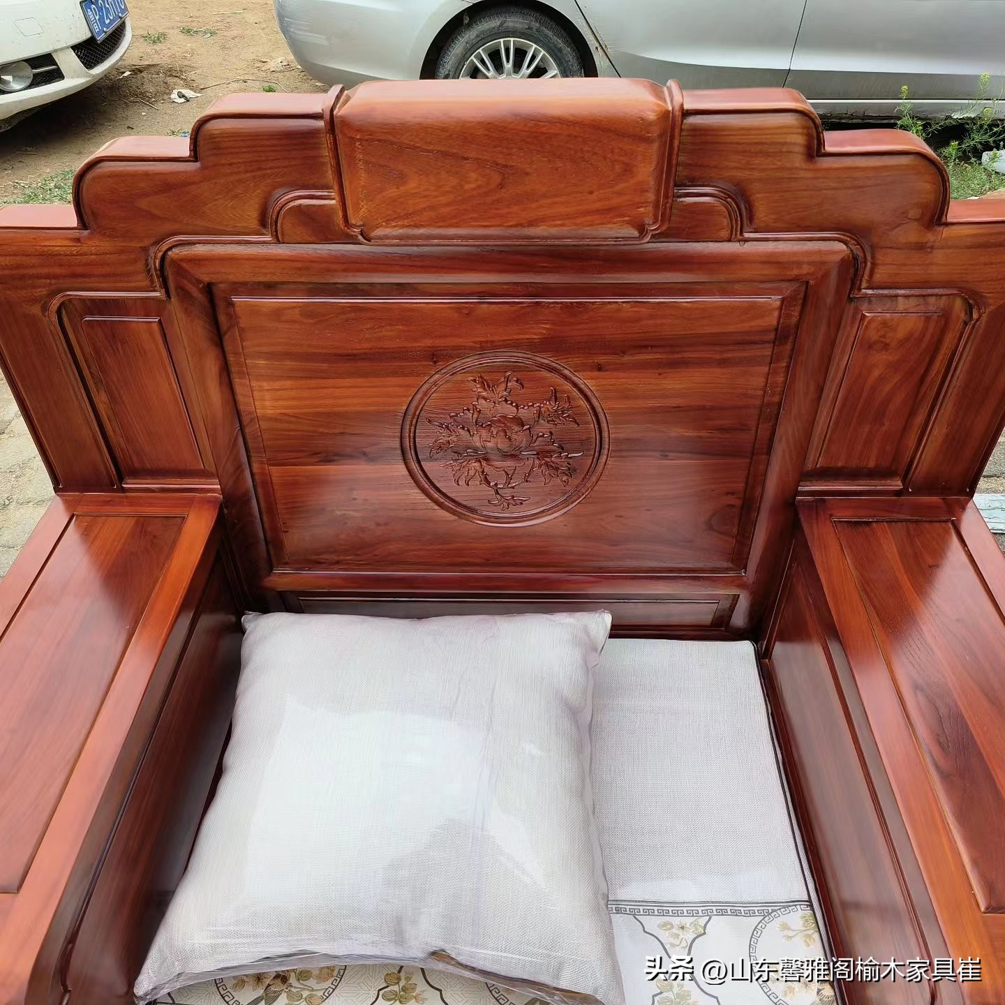 富贵不张扬,榆木沙发5000左右加厚加粗