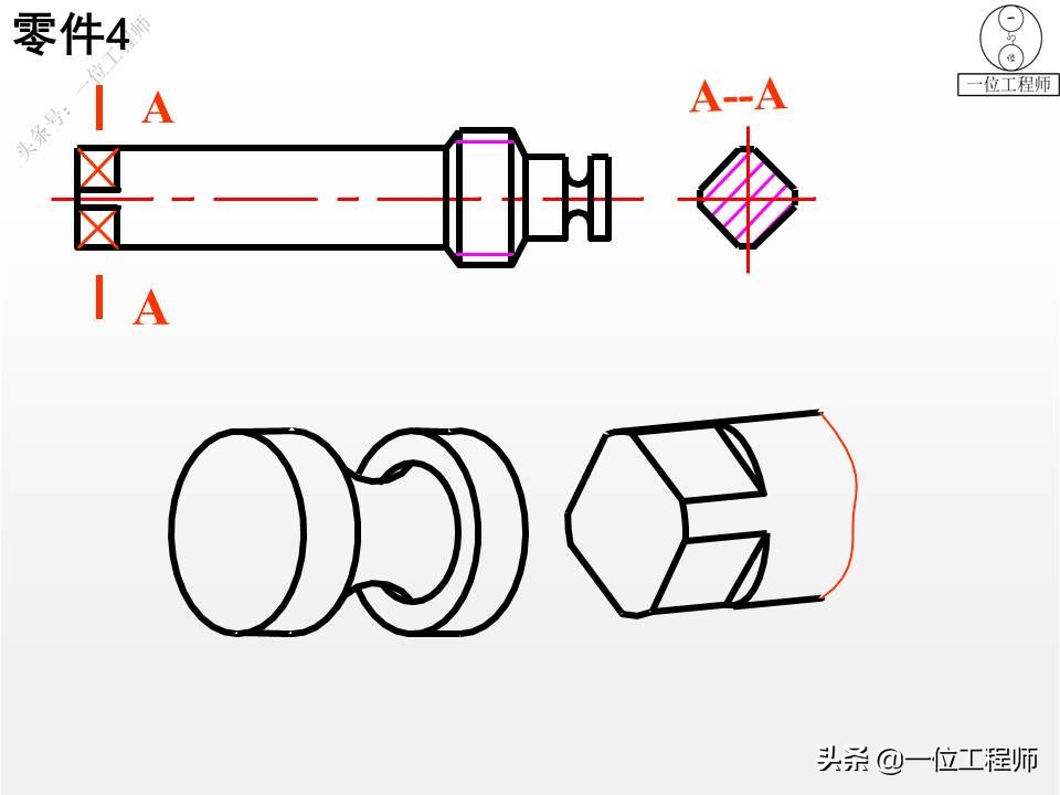从装配图中拆画零件图一般步骤,装配图中各个零件的图号怎么画