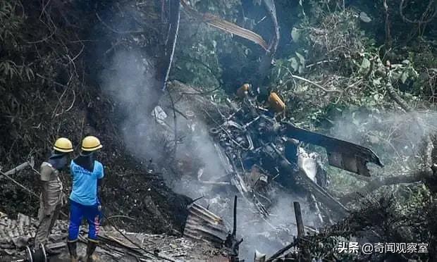 印度军方直升机坠毁外网评论,印度直升机坠毁重要人物或已身亡