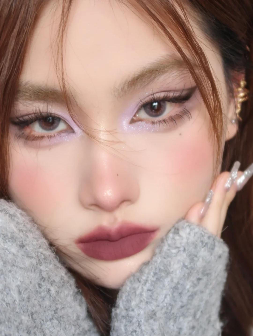 低饱和度嫩粉口红,粉粉嫩嫩的口红学生