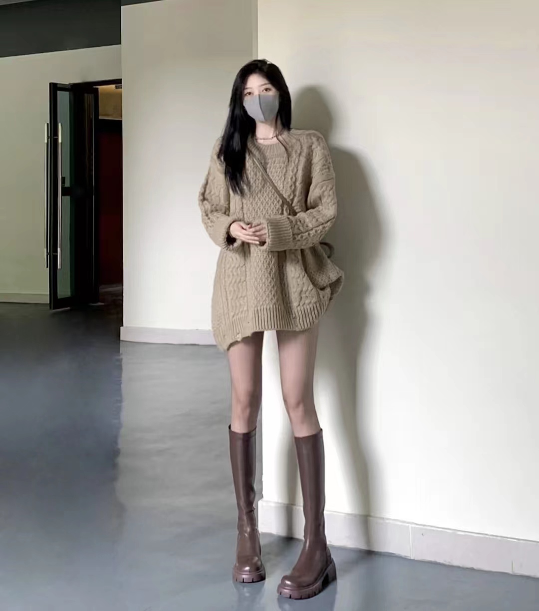 显瘦百搭又好看长筒宽靴,长筒高筒靴显瘦质感好显高