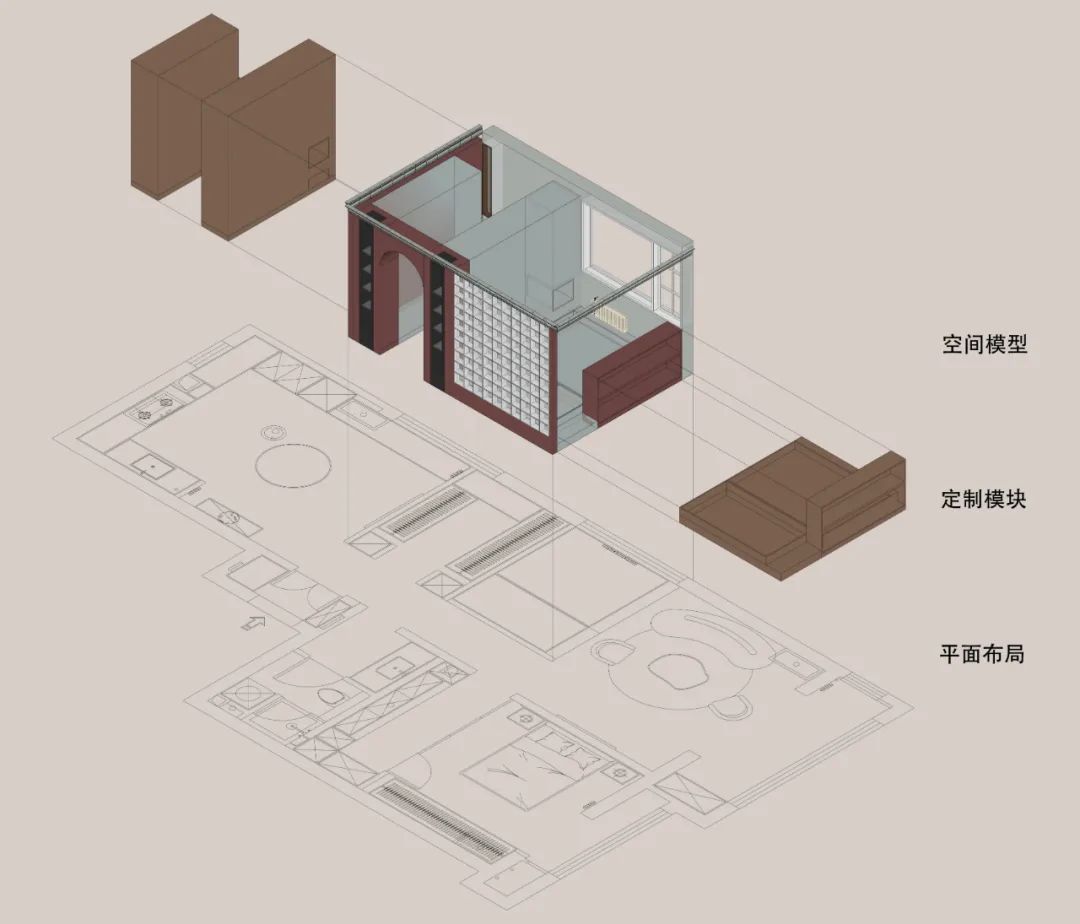 110㎡重新规划空间只为分房睡,这才是现代夫妻的恩爱法则?