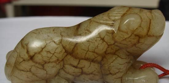 古玉结晶冰花,冰裂满纹古玉