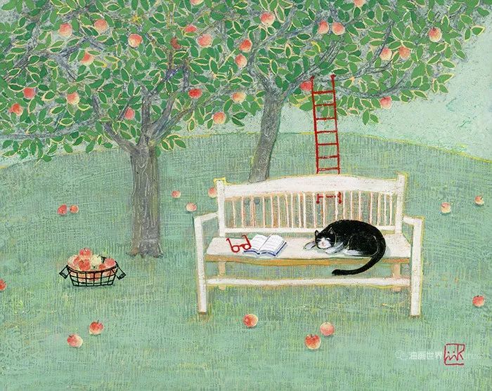 日本画家写生作品欣赏,日本水彩画家作品欣赏超美