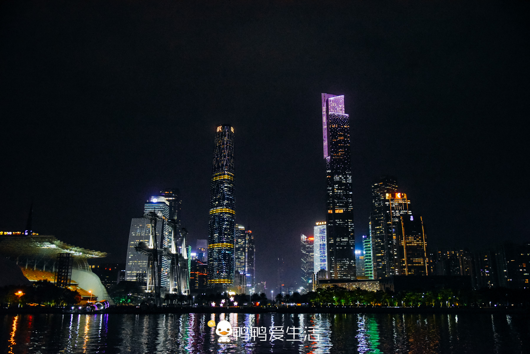 观赏广州塔夜景的最佳地点,广州塔欣赏顶尖的世界级夜景