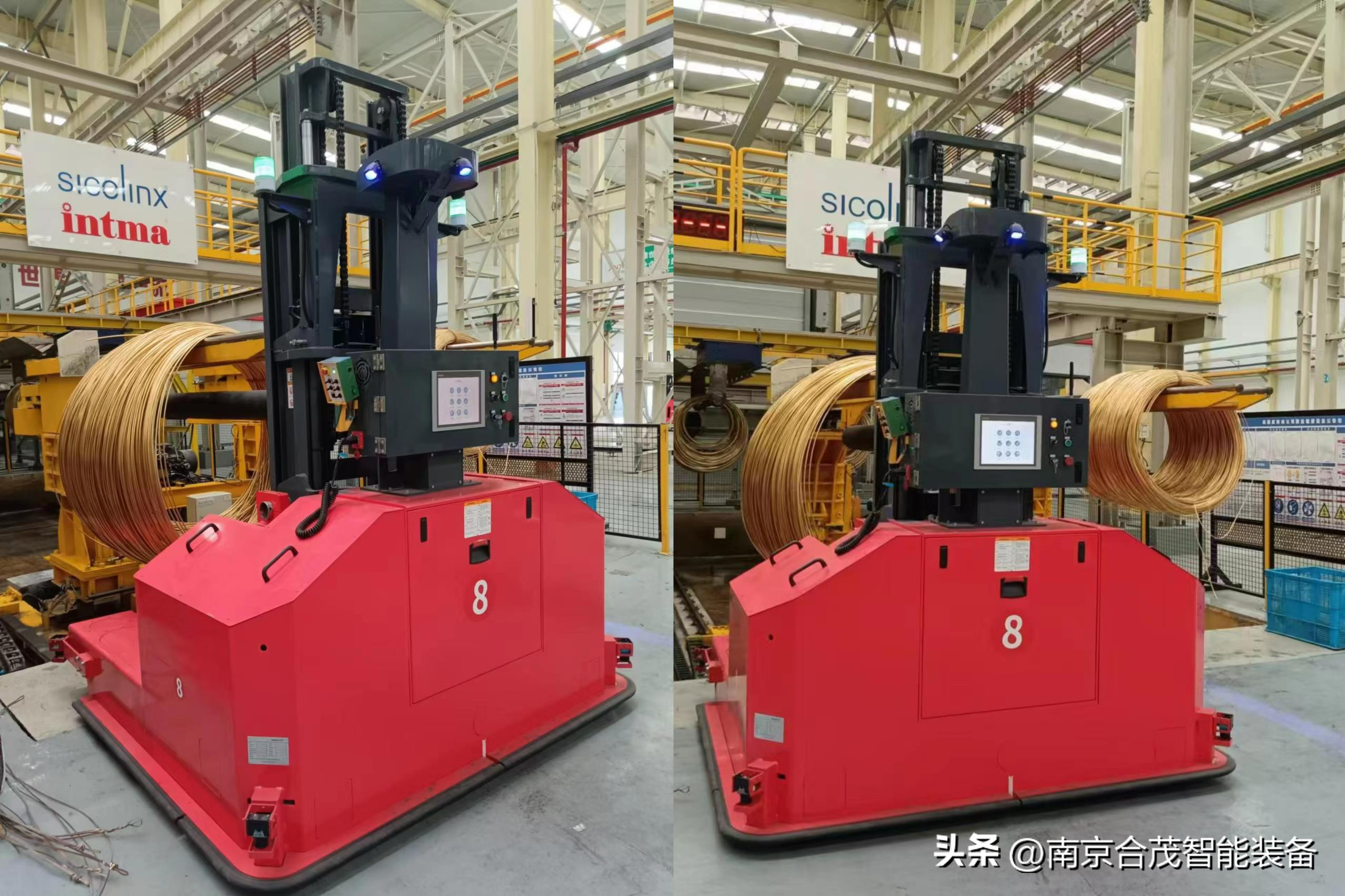 追求卓业、制造精品，合茂智能装备打造宁波金田铜业智能搬运产线