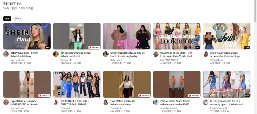 占据美国快时尚30%份额，SHEIN是如何在YouTube上收割女性用户？