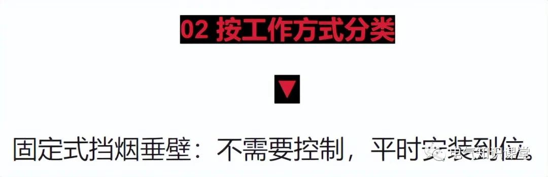 挡烟垂壁的几种操作方法,关于挡烟垂壁的说法