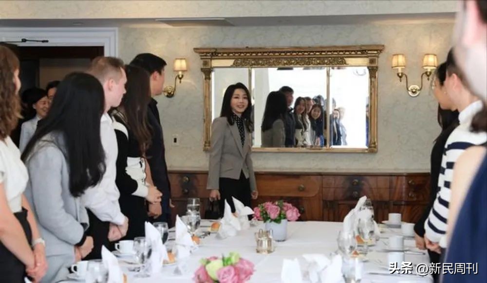 韩国总统夫人金建熙穿搭,韩国第一夫人在美国的时装秀