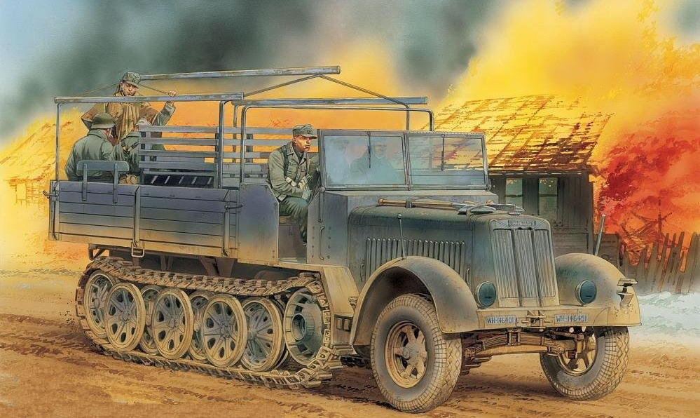 二战德军彩照图,二战德军坦克彩绘图片