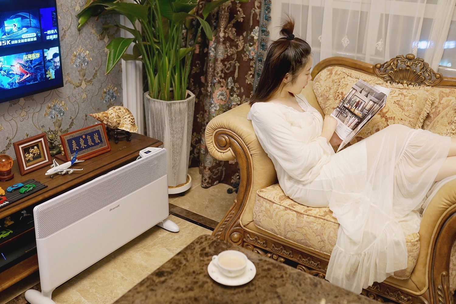 白朗n22取暖器适合多少个平方用,冬天光腿感受