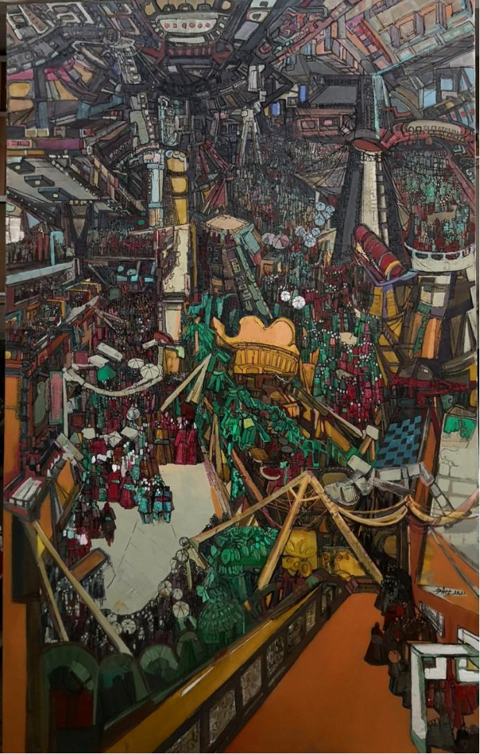 中央民族大学夏展油画作品,油画作品欣赏山东艺术学院