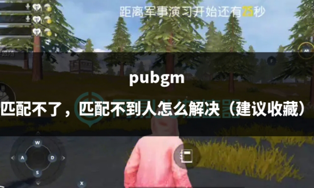 pubg匹配不进游戏了怎么办,pubgm北美服匹配不到人