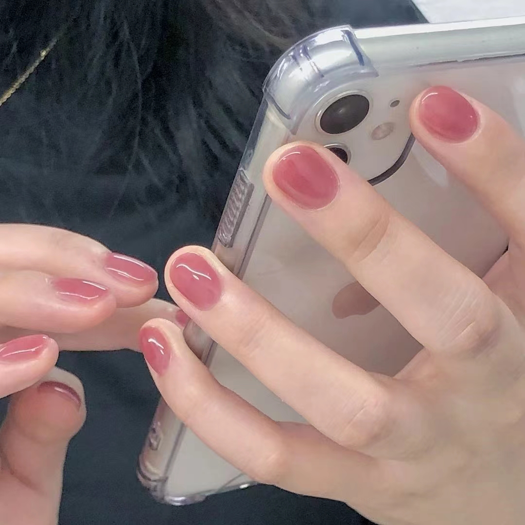 过年短指甲美甲图片大全,短指甲做长美甲疼吗