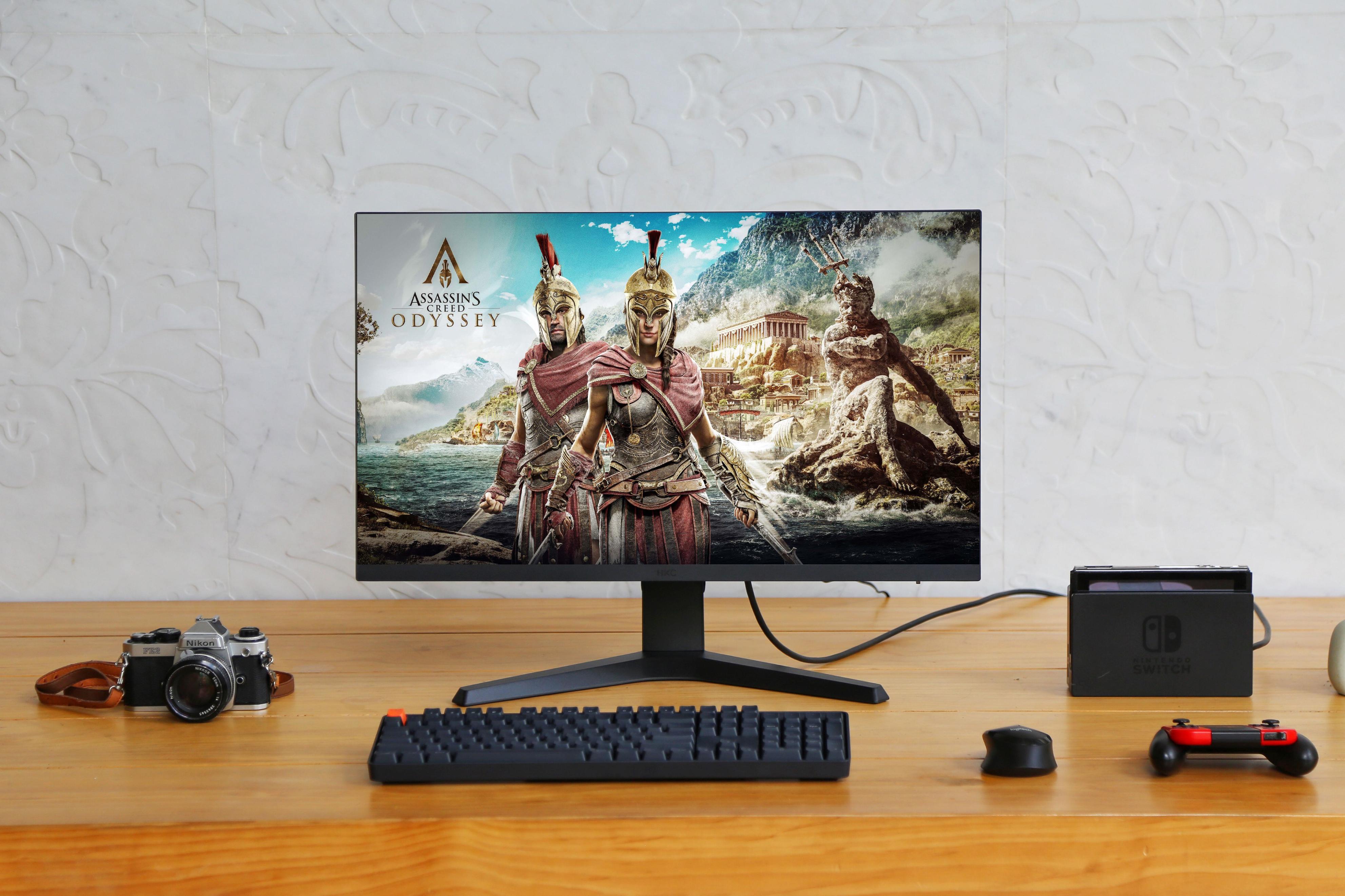 32寸2k144hz显示器推荐hkc,hkc2k144hz电竞显示器1800r测评