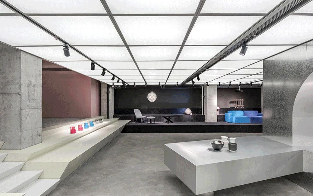 会议室光幕照明系统软膜天花,天花板灯透明层是什么材料