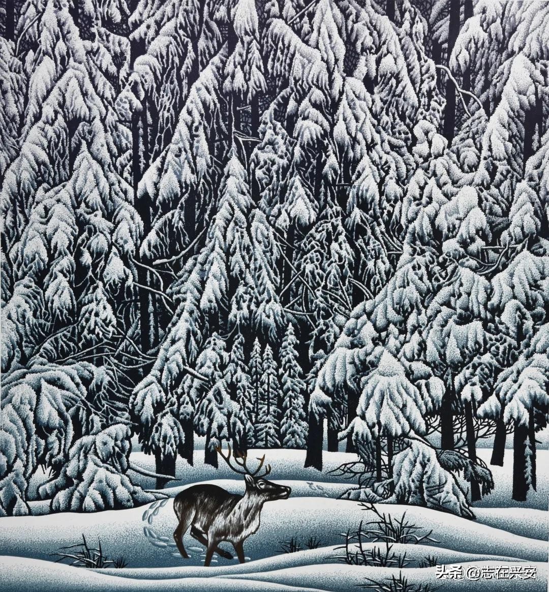 张士勤艺术作品,张士勤木刻作品欣赏