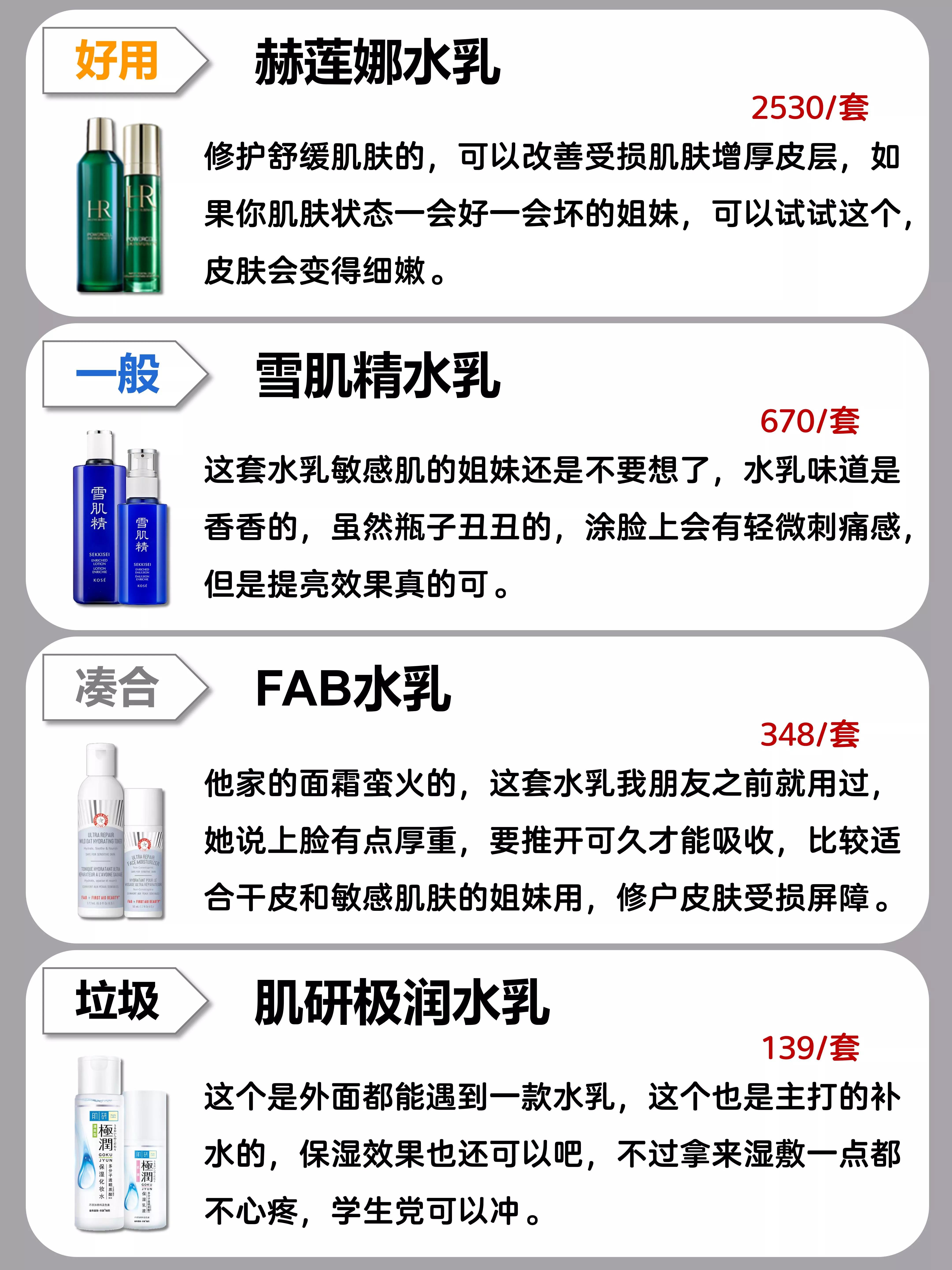 十大公认好用的水乳国货,好用的国货水乳排行榜前十强