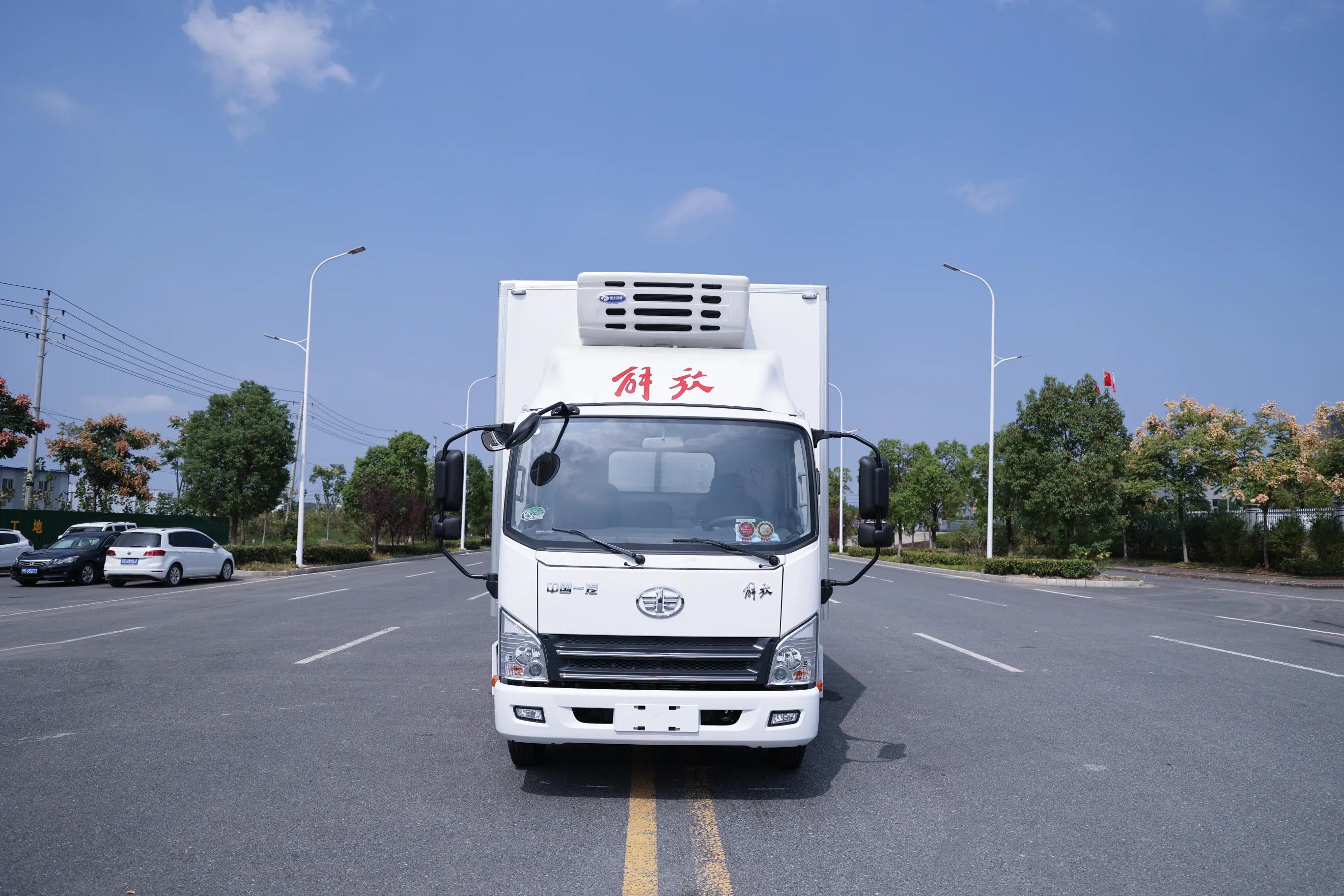 130马力冷藏车能拉几吨,解放130马力冷藏车4米2