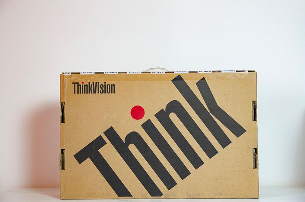 thinkvision27寸2k显示器怎么样,19.5寸thinkvision显示器开箱