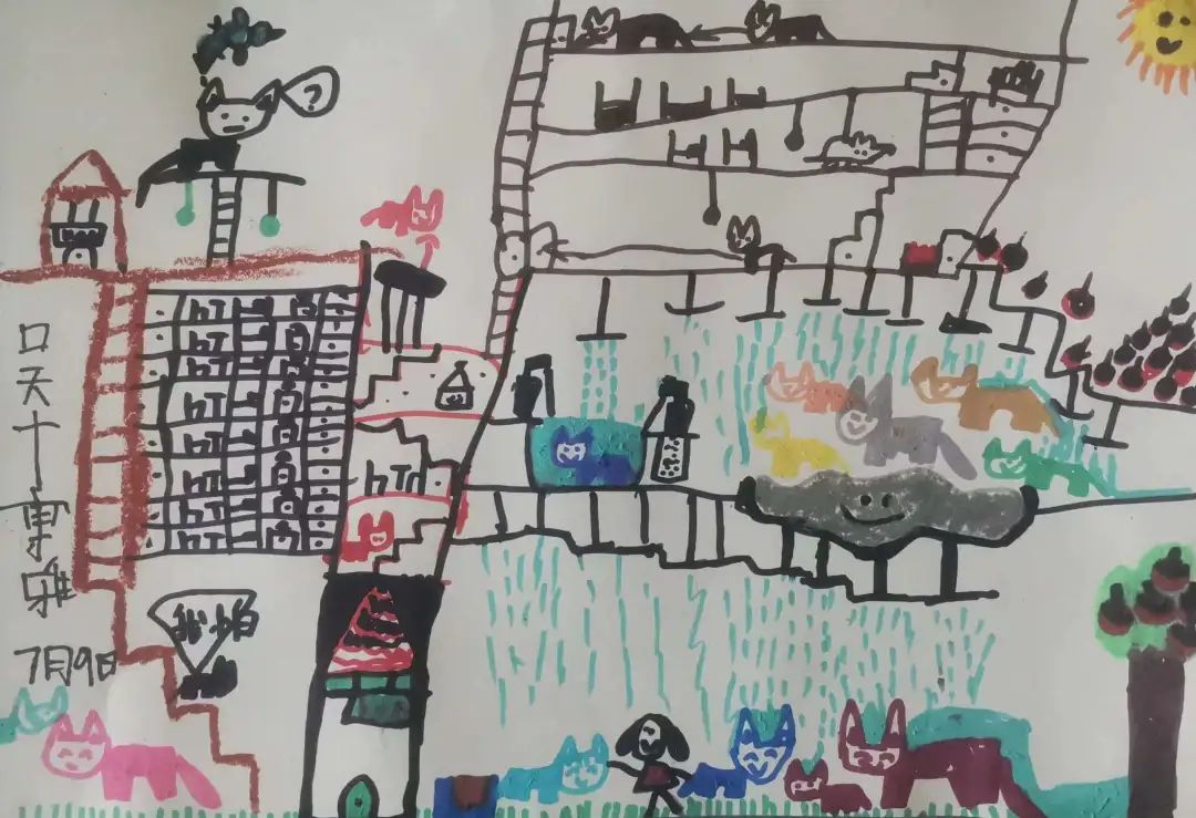 小画家大艺术作品,六一小画家作品展