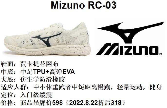 美津浓跑鞋22,美津浓跑鞋产品矩阵
