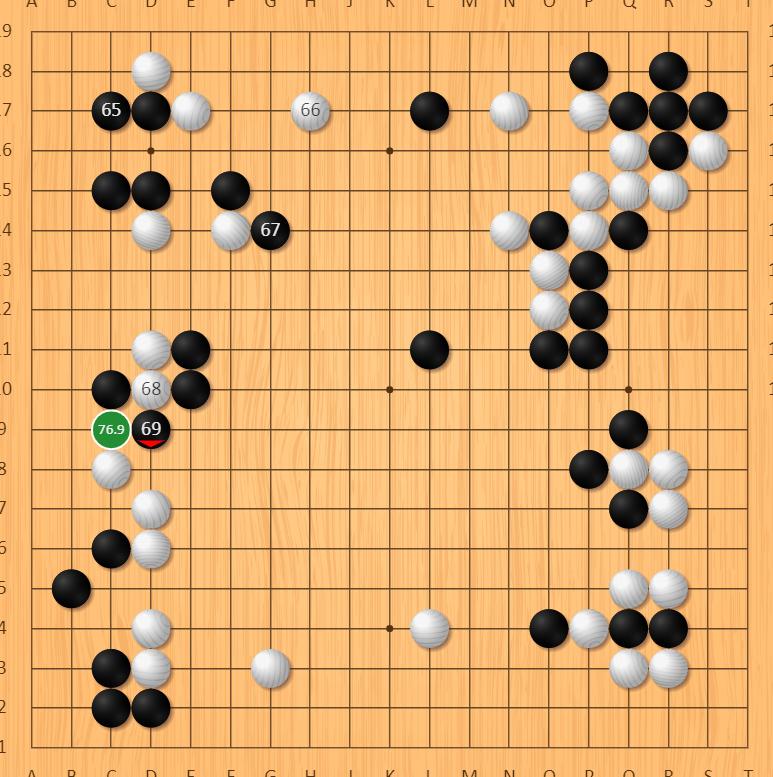 半目之争柯洁完整版,柯洁百手不落下风