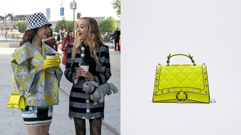 《艾蜜莉在巴黎2》Emily爱包盘点粉橘编织呼应渡假轻松氛围