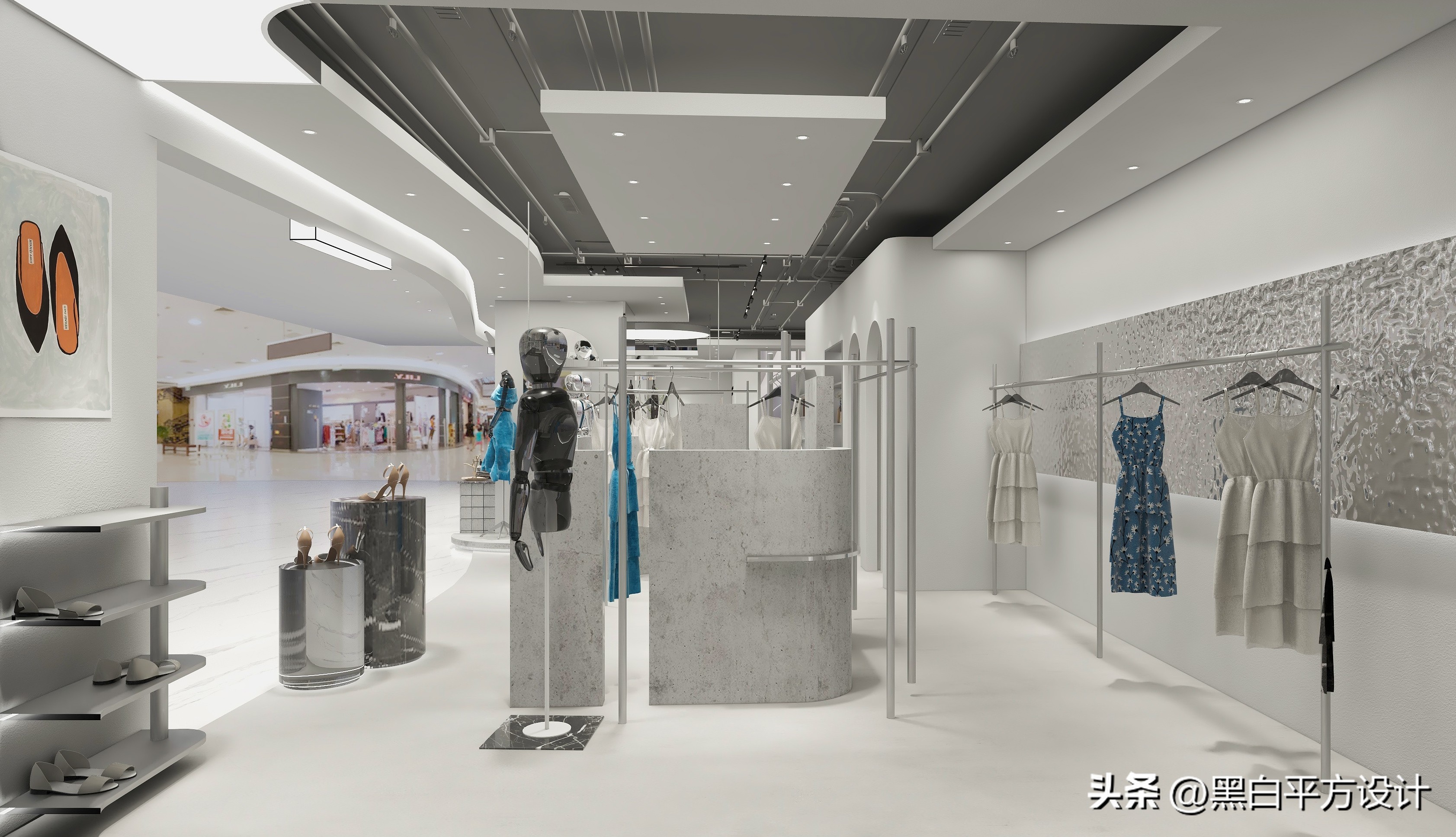 小众设计潮品工厂店,工业风买手店空间设计