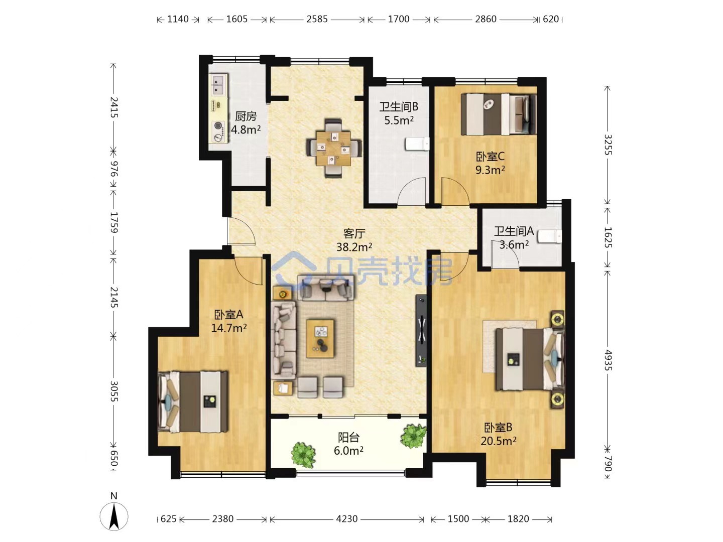 济南东边二手房推荐山水华府,济南历城区五六十平二手房出售
