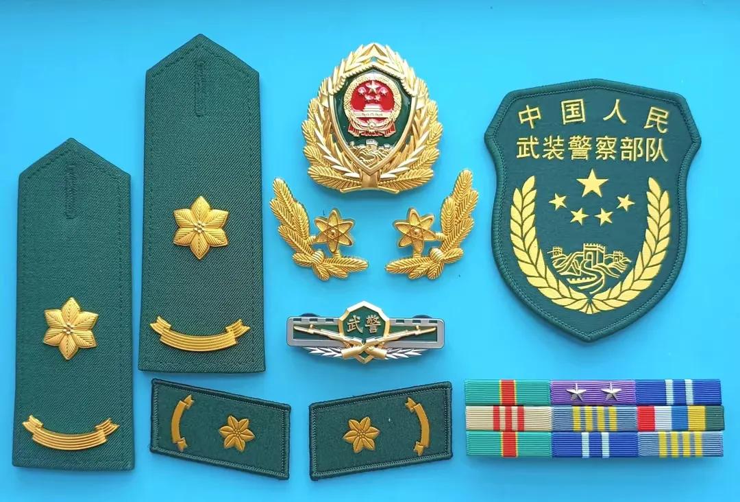 中国陆军狼牙特种部队肩章图片,07式常服肩章军衔饰品