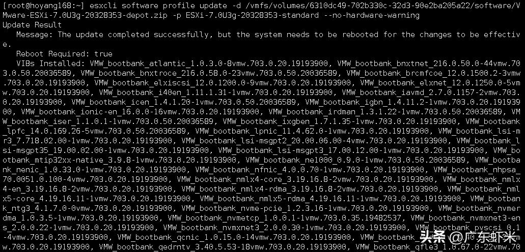 虚拟化运维：VmwareESXi从初级到专家《esxcli命令界面系统升级》